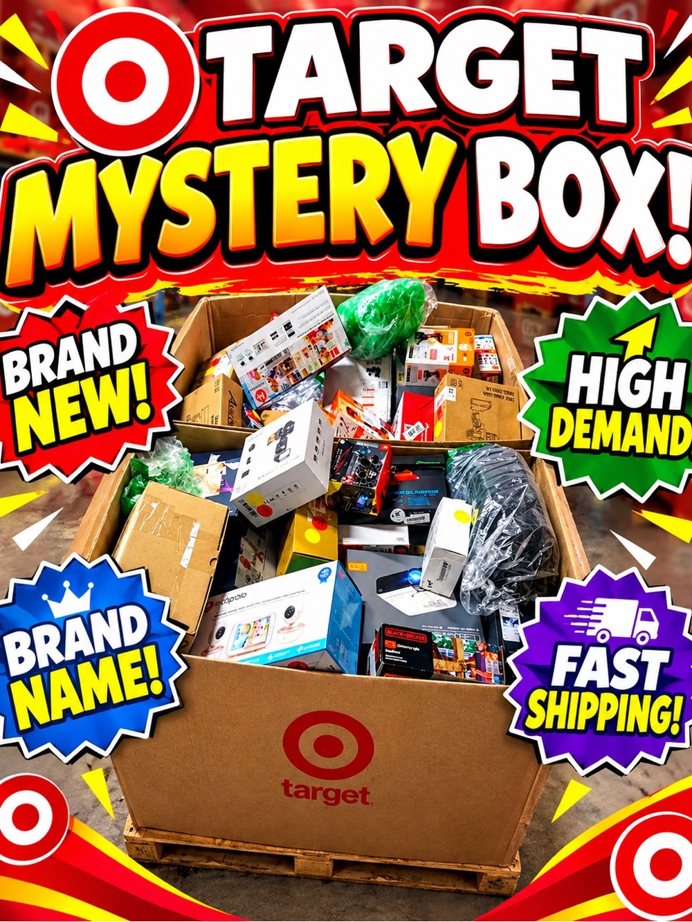 Target Mystery Box with High Demand Items!